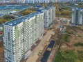 ЖК «Лидер Парк Мытищи». Ход строительства корпусов 1, 2, 3. Аэрофотосъемка. Фото от 16.10.2016 г.