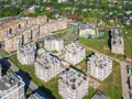 ЖК «Рублевское Предместье». 6, 7 очереди строительства. Ход строительства школы. Детский сад. Аэрофотосъемка. Фото от 03.06.2016 г.