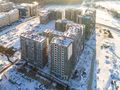 ЖК «Испанские кварталы». Ход строительства корпусов 1.1, 1.3, 1.4. Окрестности. Аэрофотосъемка. Фото от 30.01.2017 г.
