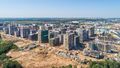 Вид со стороны строящегося корпуса 11.1 Аэрофотосъемка от 31.07.18 г.