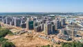 Вид со стороны строящегося корпуса 11.1 Аэрофотосъемка от 31.07.18 г.