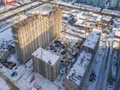ЖК «Летний сад». Ход строительства. Корпуса 3А, 3Б, 3В. Аэрофотосъемка. Фото от 17.03.2018 г.