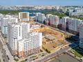 ЖК «Ривер Парк» в Нагатинском Затоне. Аэрофотосъемка от 11.05.2018 г. Корпус 1