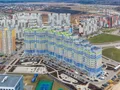 Район «Новые Ватутинки». Корпуса 33, 34. Парковочные места на территории комплекса. Аэрофотосъемка. Фото от 19.04.2016 г.