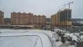 ЖК строится на берегу карьера. Аэрофотосъемка от 18.03.2019