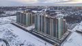 ЖК «МИР Митино». Корпуса 7, 8. Аэрофотосъемка. Фото от 19.02.2019 г.