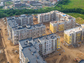 Мкр. «Красногорский». Ход строительства новых корпусов. Аэрофотосъемка. Фото от 29.06.2016 г.