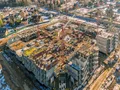 ЖК «Аккорд. Smart – квартал». Smart – квартал». Ход строительства нового корпуса. Аэрофотосъемка. Фото от 27.03.2016 г.