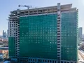 Аэрофотосъемка от 09.03.2022г. Ведутся работы по отделке фасада.