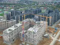 ЖК «Vesna» («Весна»). Ход строительства корпусов 3, 4. Аэрофотосъемка. Фото от 28.04.2016 г.