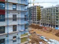 Ведутся фасадные и внутренние работы. Аэрофотосъемка от 19.10.17 г.