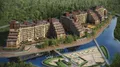Вид сверху на ЖК «Олимпийская деревня Новогорск. Курорт».