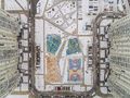 ЖК «Ривер Парк» в Нагатинском Затоне. Вид сверху. Аэрофотосъемка от 12.01.2018 г.