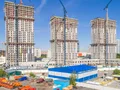 Ход строительства. Монтаж верхних этажей. Аэрофотосъемка от 02.08.2017