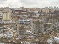 ЖК «life-Кутузовский». Вид на строящийся комплекс и окрестности. Аэрофотосъемка от 28.03.2018 г.