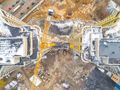 ЖК «Золотые Ворота». Ход строительства. Корпус 15А. Вид сверху. Аэрофотосъемка от 03.11.2017