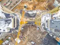 ЖК «Золотые Ворота». Ход строительства. Корпус 15А. Вид сверху. Аэрофотосъемка от 03.11.2017