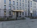 МФК Moss Apartments. Центральный вход. Фото от 20.04.2018 г.
