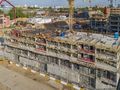 Ход строительства. Возведение нижних этажей. Аэрофотосъемка от 11.05.2018 г.