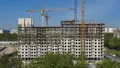 Фасад, стадия строительства (корп. 7-9). Аэрофотосъемка от 17.05.2021  г.