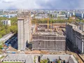 ЖК «Летний сад». Ход строительства. Корпуса 4А, 4Б. Аэрофотосъемка. Фото от 12.05.2017 г.