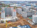 Общий вид стройки группы корпусов. Аэрофотосъемка от 19.10.17 г.