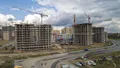 Корпуса в высокой стадии готовности. Аэрофотосъемка от 18.09.2019.