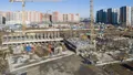 Продолжается строительство новых корпусов. Аэрофотосъёмка от 6.11.18 г.