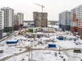 ЖК «Ривер Парк» в Нагатинском Затоне. Ведение строительных работ. Аэрофотосъемка от 12.01.2018 г.