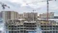 Общий вид территории застройки. Продолжается строительство новых корпусов. Аэрофотосъёмка от 5.02.19 г.