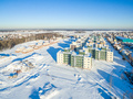 Первая очередь строительства. Окрестности. Аэрофотосъемка. Фото от 20.12.2016 г.