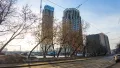 Ход строительства. Монтаж верхних этажей и отделка фасадов. Фото от 17.03.2026 г.