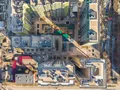 ЖК «Фили Град». Вид сверху на первую очередь строительства. Аэрофотосъемка от 15.04.2017 г.