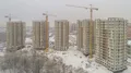 Ход строительства. Корпуса 1-6. Отделка фасадов и внутренние работы. Аэрофотосъёмка от 24.01.18 г.