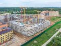 ЖК «Пятницкие кварталы». Ход строительства. Аэрофотосъемка. Фото от 08.06.2017 г.