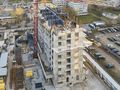 Ход строительства. Ведется монтаж верхних этажей. Аэрофотосъёмка от 26.04.18 г.