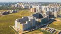 ЖК «Эко Видное 2.0». Стадия строительства корпусов и вид на окрестности. Аэрофотосъемка от 24.08.2018 г.