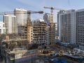 ЖК «LIFE – Ботанический сад». Корпус 9 - ведутся монтажные работы. Аэрофотосъемка от 05.04.2018 г.