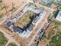 Ход строительства корпуса 19. Аэрофотосъемка от 24.07.2017 г.