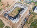 Ход строительства корпуса 19. Аэрофотосъемка от 24.07.2017 г.