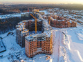 ЖК «Пятницкие кварталы». Ход строительства второй очереди. аэрофотосъемка. Фото от 11.01.2017 г.
