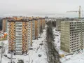ЖК «Мелодия леса». Корпуса 1, 2, 3, 4. Ход строительства корпуса 8. Аэрофотосъемка. Фото от 03.01.2017 г.