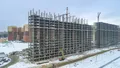 Продолжается строительство новых корпусов. Аэрофотосъёмка от 6.02.19 г.