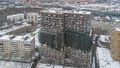 ЖК «Геометрия». Вид корпуса, стадия строительства. Аэрофотосъемка от 07.12.2018 г.