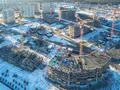 ЖК «Внуково 2017». Ход строительства корпусов 11, 12, 13, 14, 15, 16. Аэрофотосъемка. Фото от 23.11.2016 г.