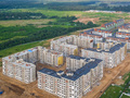 Мкр. «Красногорский». Ход строительства новых корпусов. Аэрофотосъемка. Фото от 29.06.2016 г.