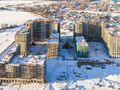 ЖК «Испанские кварталы». Ход строительства корпусов 1.1, 1.3, 1.4. Окрестности. Аэрофотосъемка. Фото от 30.01.2017 г.