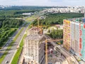 ЖК «Эталон-Сити». Ход строительства. Корпуса Б6, Б5. Аэрофотосъемка. Фото от 20.07.2017 г.