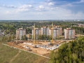 ЖК «Мелодия леса». общий план. Окрестности. Аэрофотосъемка. Фото от 03.05.2016 г.