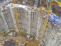 Ход строительства 18 корпуса. Аэрофотосъемка от 04.11.2017г.